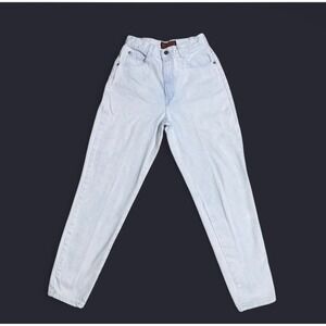 80s‎ Bonjour High Rise Jeans Women Size 9 Light Wash Denim Stranger Things
